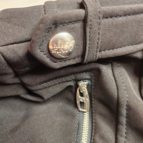 Miss Sixty 90s Vintage Black Coat w/Belt, M - Picture 7 of 13